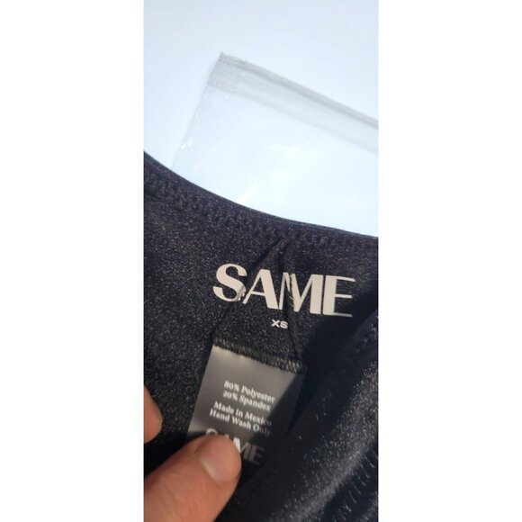 SAME Los Angeles Bottom Swim  Womens Solid 90s Size XSmall Black - Picture 3 of 6